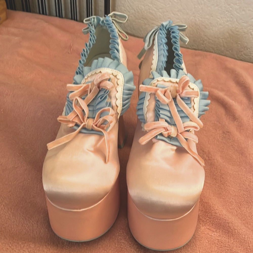 Dolls Kill X Sugar Thrillz Rococo Pastel Platforms